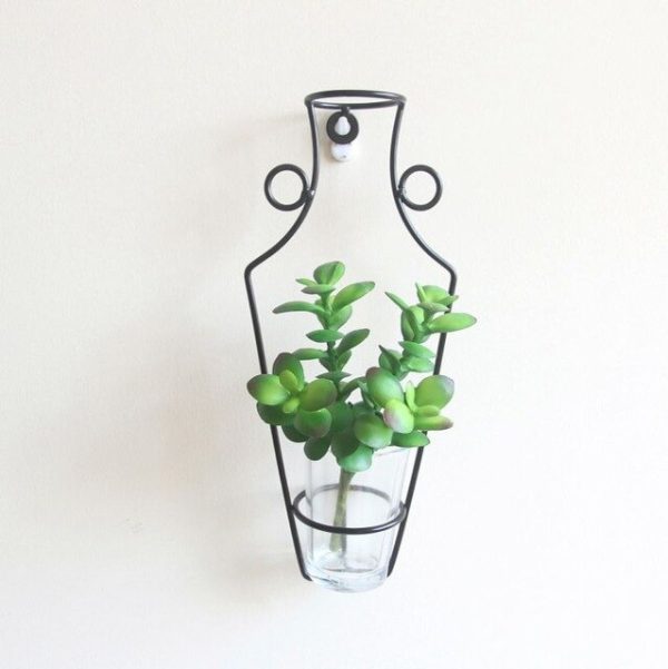 Nordic Style Iron Frame Wall Vase - Image 7
