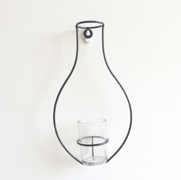 Nordic Style Iron Frame Wall Vase - Image 4