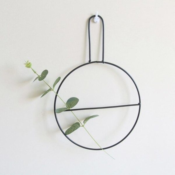 Nordic Style Iron Frame Wall Vase - Image 6