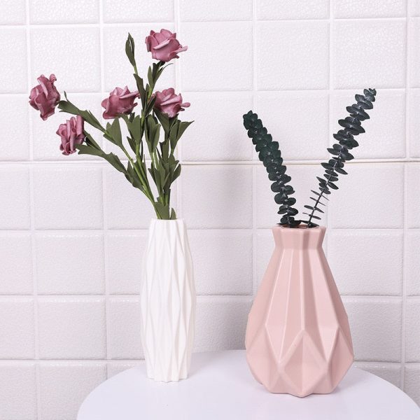 White Imitation Ceramic Vase
