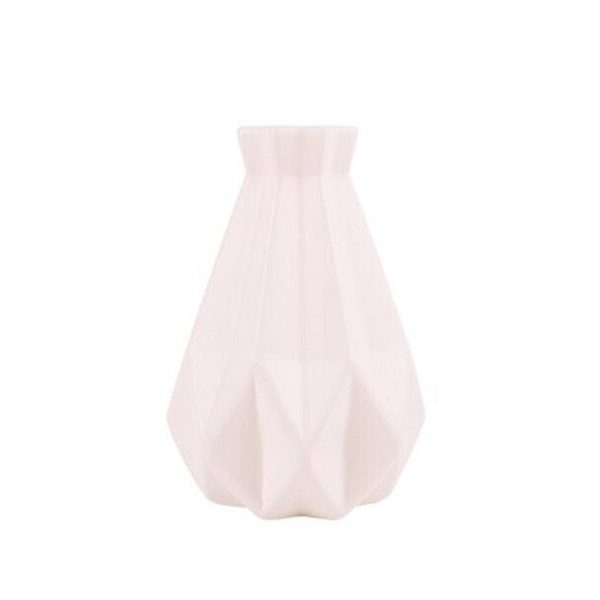White Imitation Ceramic Vase - Image 5