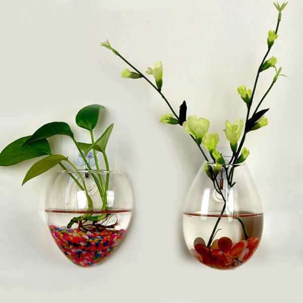 Glass Hanging Wall Vase