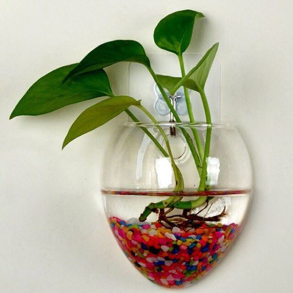 Glass Hanging Wall Vase - Image 4