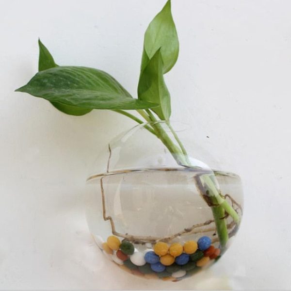 Creative Hanging Glass Wall Vase - Image 2