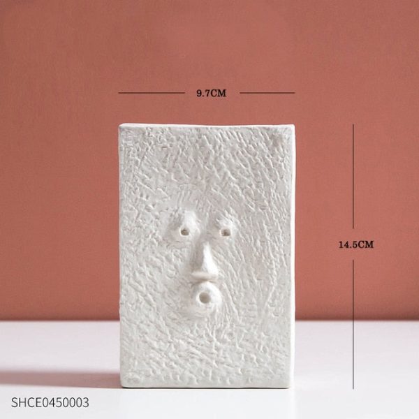 White Ceramic Vase - Image 6