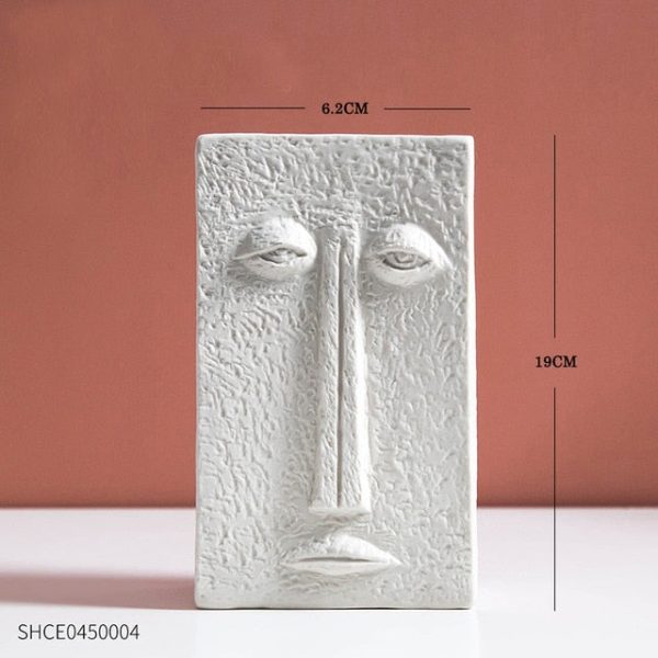 White Ceramic Vase - Image 3