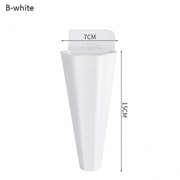 Decorative White Wall Vase - Image 2